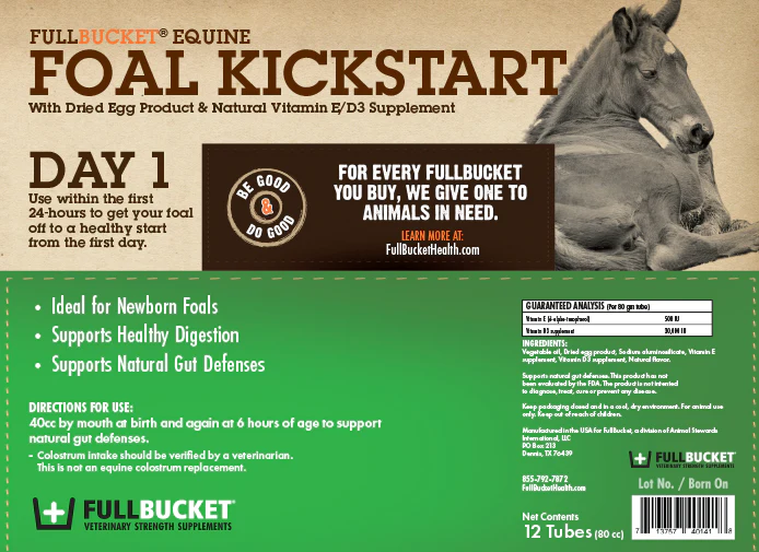 Full Bucket Foal Kit