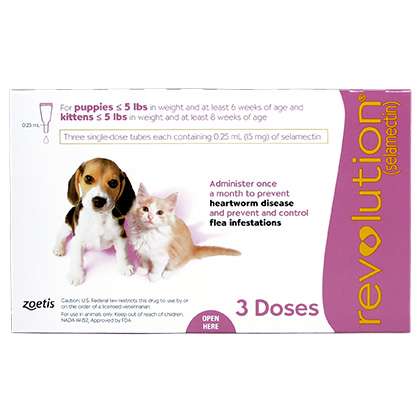 Revolution Cats/Dogs (Pink 0-5 lb)
