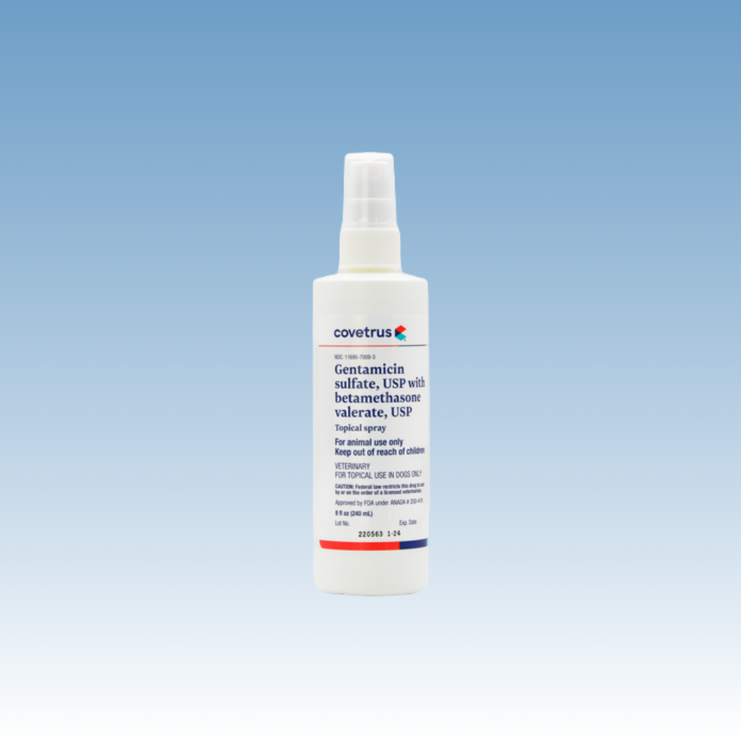 Gentamicin Sulfate/Betamethasone Valerate (0.57mg/0.284mg/mL)