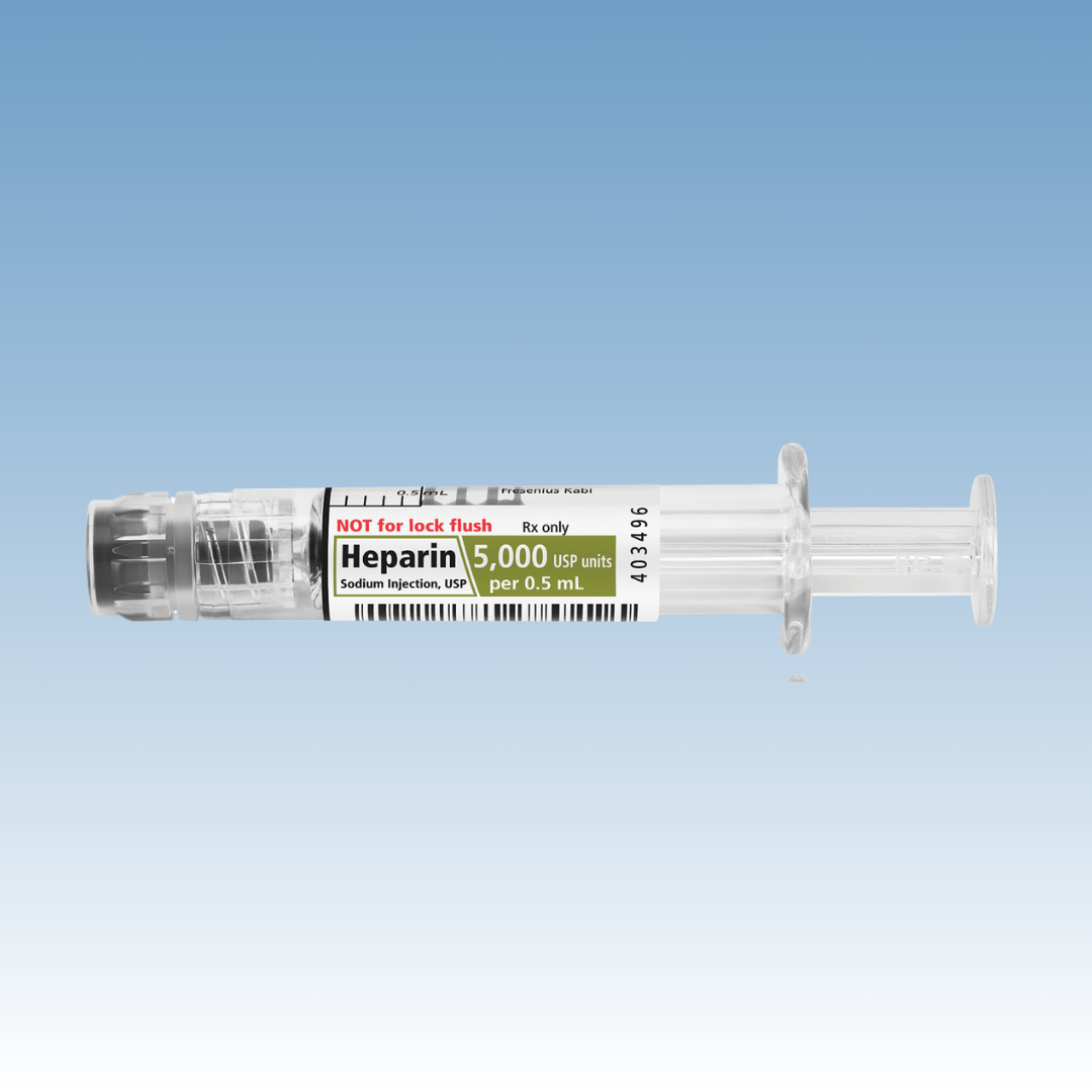 Heparin Sodium (Preservative Free) Prefilled Syringes