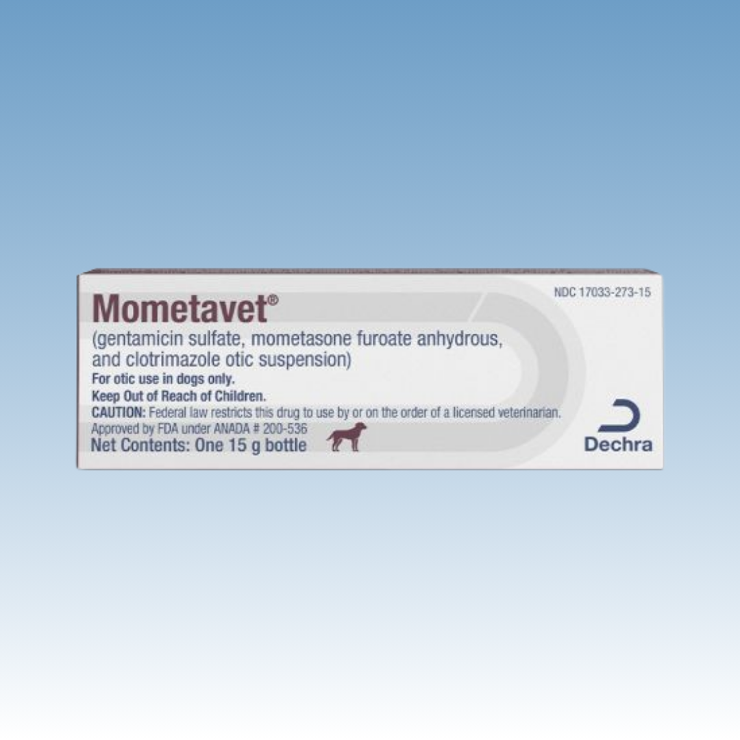 Mometavet (Gentamicin Sulfate/Mometasone Furoate/Clotrimazole)