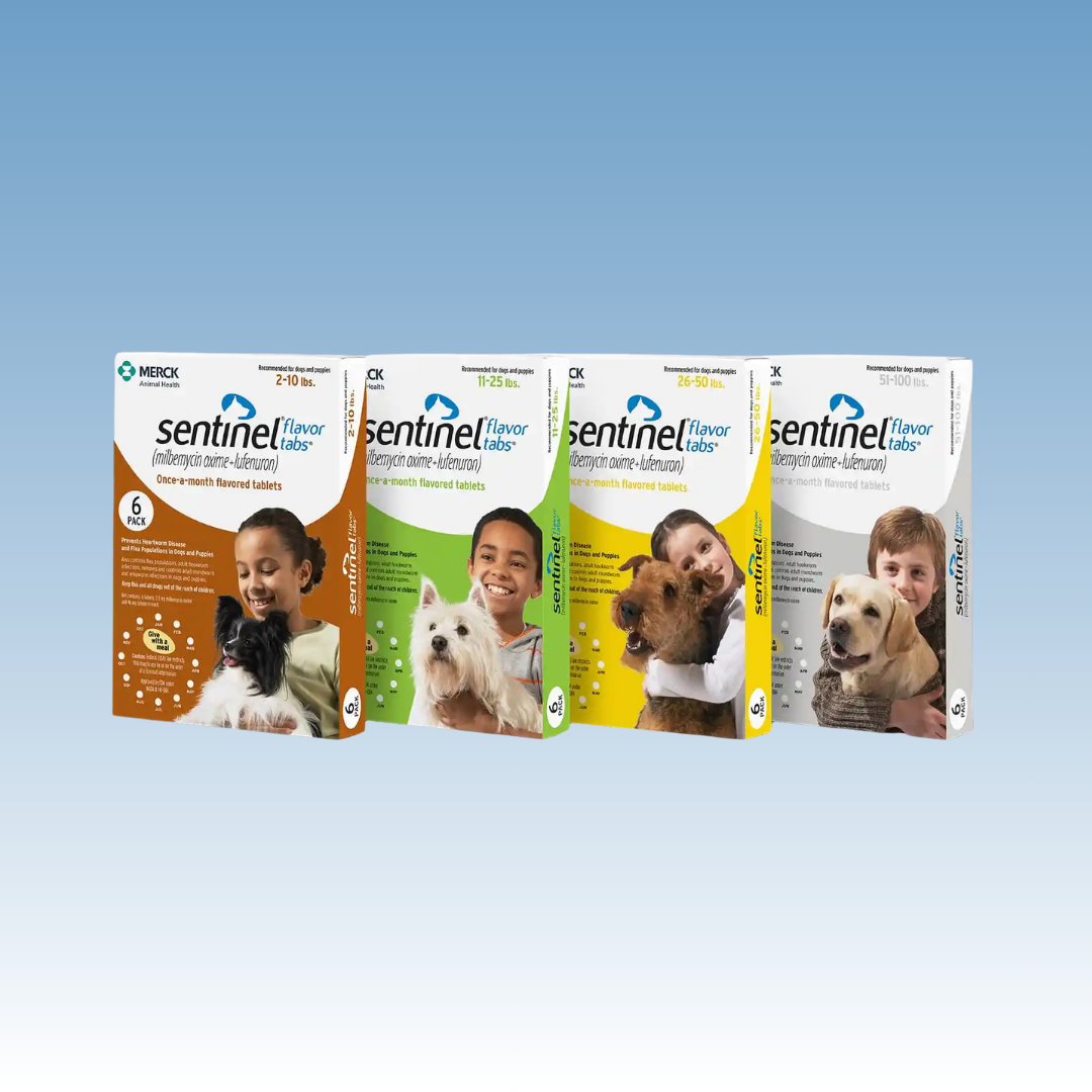 Sentinel Flavor Tablets (50-100 lbs)