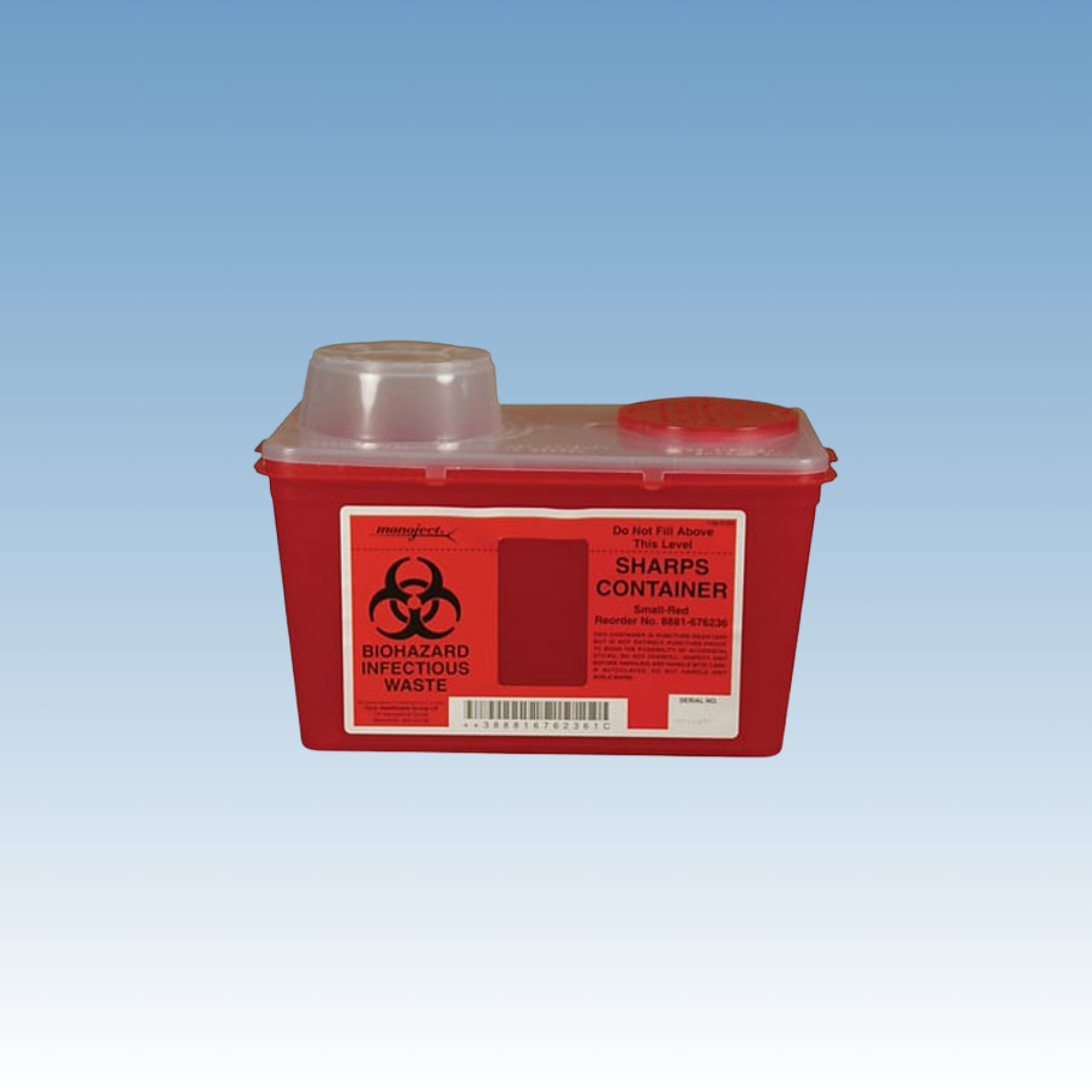 Sharps Container Small Short Rectangle