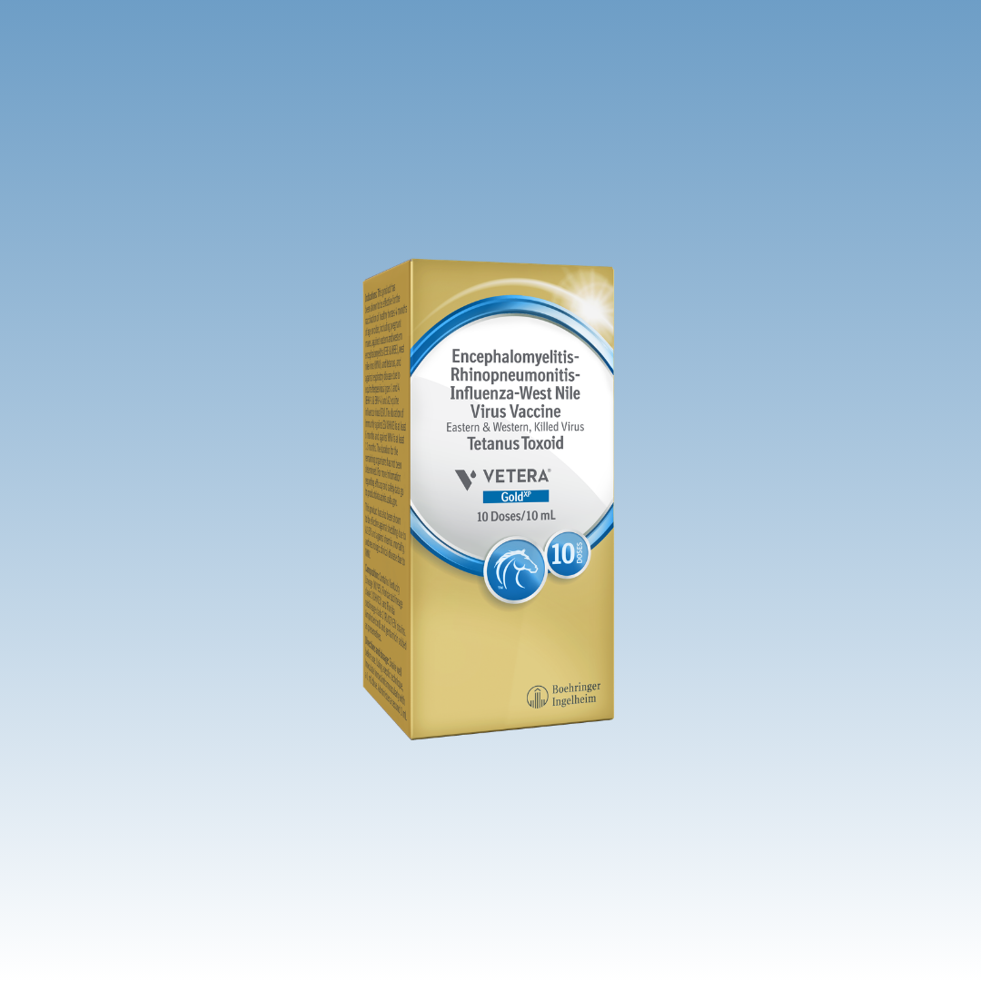 Vetera Gold XP Vaccine (Flu/Rhino/EWT/WN) BI
